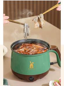 RAF 迷你电饭煲家用厨房食品面条单层/双层多功能不粘锅蒸煮器具火锅电蒸锅快速拉面锅1.8升迷你便携式自热电饭锅煮面条燕麦片意面火锅电热宿舍懒人锅