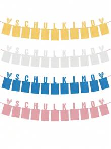 1pc SCHULKIND Banner Glitter Photo Frame Banner For First Day Of School Decorations, Classroom Bulletin Board Chalkboard Decor, Schulbeginn Party Supplies