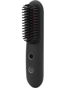 ¡RecomendadoCepillo Alisador de Pelo Inalámbrico Portátil con Pantalla LED de Temperatura, Cepillo Alisador de Pelo Inalámbrico de Iones Negativos con Pinza para el Pelo, Cable Tipo C, Bolsa¡Top de Temporada - 1 - Ver 6