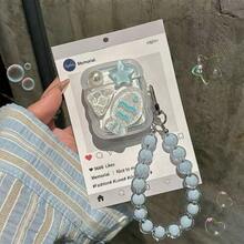 Cute 3D Blue Fish Shaped Protective Case For AirPods Pro/Pro 2nd Gen/1/2nd Gen Earphone - Blue - View 1