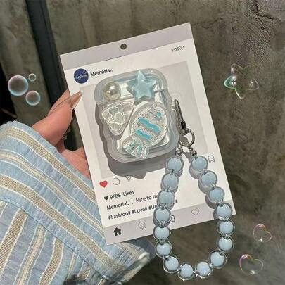 Cute 3D Blue Fish Shaped Protective Case For AirPods Pro/Pro 2nd Gen/1/2nd Gen Earphone