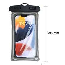 Wasserdichte Handytasche mit hochempfindlichem Touchscreen, Luftpolster, wasserdichter Versiegelung, geeignet zum Schwimmen, für Unterwasserfotografie und Rafting