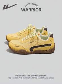 WARRIOR 1 Pair Women's Flat Leather Casual Outdoor Daily Versatile Fashion Sporty Shoes