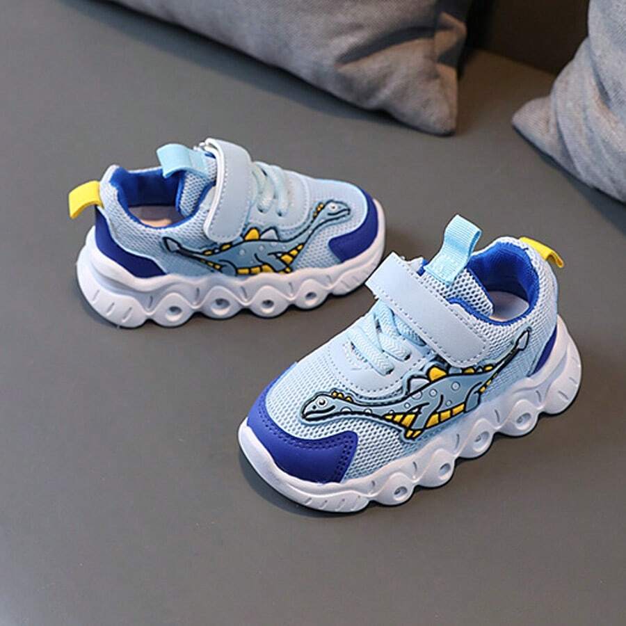 Zapatilla De Tenis Con Luz Led Para Niños Y Niñas Ocio - Azul - Ver 1