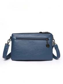 Bolso de hombro multiusos de color liso para mujer, bolso bandolera impermeable para uso empresarial y casual, bolso mensajero para la escuela y el trabajo, maletín negro para uso diario, bolso de viaje con múltiples compartimentos, regalo ideal para las vacaciones