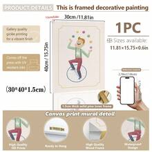 Đồ trang trí tường cho bé Magic Circus - 1 áp phích màu phấn cổ điển có vòng xoay ngựa gỗ, người tung hứng và "BƯỚC LÊN!" Đồ trang trí phòng cho bé. Đồ trang trí phòng cho bé Circus, áp phích cho bé cổ điển, đồ trang trí tường vòng xoay ngựa gỗ, tranh in người tung hứng màu phấn, biểu ngữ BƯỚC LÊN, bộ đồ trang trí rạp xiếc màu phấn, nghệ thuật phòng cho bé Carnival, áp phích phòng cho bé Big Tent, nghệ thuật chú hề đơn giản, đồ trang trí động vật bằng bóng bay, tranh in canvas đóng khung, 1 sẵn sàng để treo, mực được chứng nhận, bộ đồ trang trí tường phòng cho bé - Nhiều màu - Xem 16