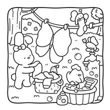 "Little Friends", "Pet Moments", "Dreamy Friends", "The Little Cat" | Puzzle & Stress Relief | Adult Coloring Book.Including Fantasy And Cute Pet Moments: Little Animals Walking Under Flowers, Fishing By The Stream And Other Cozy Scenes.The Patterns Are Exquisite And The Lines Are Clear.Perfect As Graduation Season Or Children's Day Gifts.(Recommended For Use With A Painting Pad)Back To School.School Supplies - White - View 9