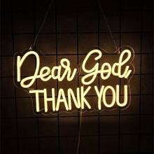 Enseigne au néon Mi Bautizo/Cher Dieu merci/Faites confiance au Seigneur/Croix, Lumières au néon de croix LED pour décoration murale, Lumières au néon de Jésus pour la chambre à coucher, Jour du baptême, Église chrétienne, Fête d'anniversaire, Décoration de Pâques, Mariage, Éclairage d'ambiance pour la décoration de la maison, Alimentation USB réutilisable, Facile à installer.