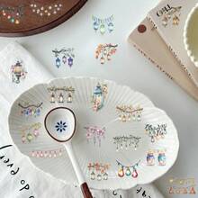 50 pezzi di adesivi estetici in vinile con luci soffuse per scrapbooking, diario, computer portatile, paraurti, skateboard, borraccia, computer, telefono, cartoni animati, elmetto e adesivi e decalcomanie per auto