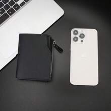 Men's Minimalist Solid Color Wallet & Card Holder With Multiple Card Slots For Men Wallet Mini Wallet Purse Wallet Card Wallet School Supplies
