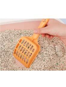 Producto de limpieza de caja de arena para gatos con diseño de caramelos de colores, 1 pieza de pala de plástico PP para caja de arena de mascotas - sin necesidad de electricidad, resistente y duradera, fácil de limpiar, producto de limpieza para mascotas, pala grande para caja de arena de gato, herramienta de limpieza de inodoro para gatos, reutilizable, multicolor - Multicolor - Ver 4