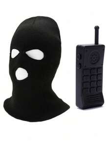 1 Conjunto De Fantasia De Policial, Acessórios De Plástico Para Baile De Máscaras, Escudo Antimotim Da Swat, Capacete Tático, Bastão, Luvas, Acessórios Para Festas, Acessórios Para Fotografia