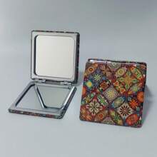 1pc, Small Mirror - Ultra Portable, Pocket Size, Foldable, Lightweight, Ultra-Thin, Convenient Handheld Vanity Mirror, Handheld Double-Sided Mirror For Travel, Office And Bedroom,Perfect Gift For Birthday, Mother's Day And Other Celebrations