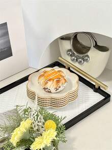 Trays - Creamy White Lace Plate 15cm - View 9