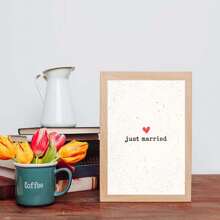 Premium Wedding Greeting Card With Envelope, Suitable For Couples In Love And Newlyweds