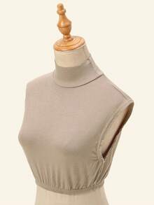 2 chiếc khăn choàng cổ tròn màu trơn cỡ lớn cho nữ, tấm che kín đáo, cổ áo, cổ lọ tay dài, khăn choàng giữ ấm cổ mỏng thanh lịch dành cho nữ, mềm mại và thoáng khí, đa năng cho mọi mùa để mặc trang phục trang trí Giáng sinh - 2 vòng cổ giả - Xem 11