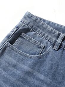 Jeans sueltos y anchos con lavado vintage de estilo retro negro para hombres, pierna recta y suelta, un regalo perfecto para el esposo o novio