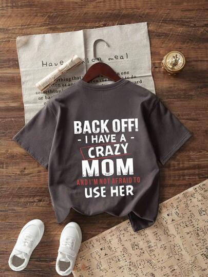 Tween Boy Casual Funny Graphic Round Neck Short Sleeve T-Shirt, Summer Top