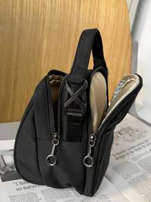 Nouveau sac bandoulière polyvalent mode été, petit sac carré, sac à main, sac pour téléphone, mini sac fourre-tout, sac de trajets, sac léger et décontracté, plusieurs coloris, sac à dos pour étudiant, sac bandoulière pour voyages, rendez-vous, sac en nylon, sac léger pour homme, accessoire indispensable au travail avec plusieurs poches, sangle à cordon, cadeau de vacances pour le père, le petit ami, 1 pièce