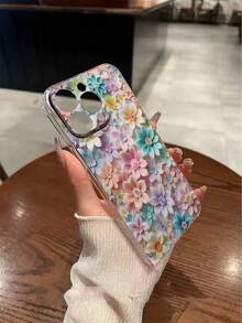 1 件穿孔透明彩色绘画厚防震保护手机壳兼容 16/11/16Pro/16Plus/16ProMax/16E/15ProMax/13/14/12/XS/XR/7G/8P，兼容三星 Galaxy 11/12Pro/12/12X/13Pro/14Pro/15Pro，兼容 Redmi 10/9/Note9/12C/Note11Pro/Note8Pro - 彩色 - 查看 6