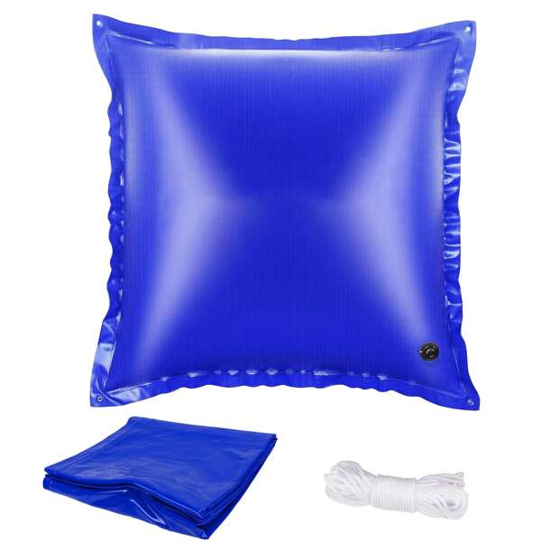 Inflatable Swimming Pool Thick Frost Protection Cover, Floating Cushion Air Mat Pillow, Swimming Pool Anti-Dust Protective Pillow