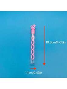 10/20/36pcs Colorful Mini Bubble Wands, Transparent Bubble Blower Sticks, Outdoor Friends Gathering Party Supplies, Small Gift (Random Style & Color)