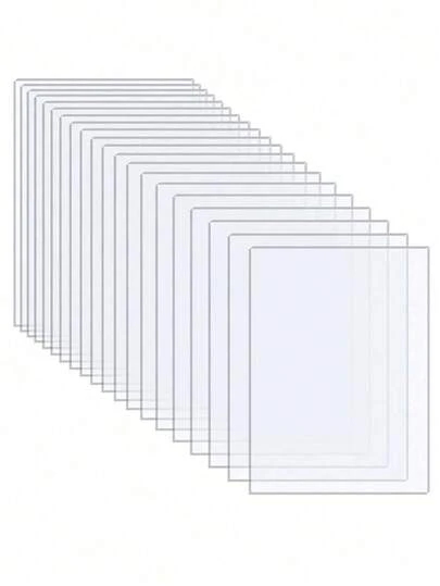 10pcs Clear Acrylic Sheets, Used For Frame Glass Replacement, Displaying Items, Painting, DIY Crafts, Wedding & Birthday Party Seat Card Decoration, Art Display, And Protective Coverings, Valentines Wedding, Birthday