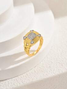 1pc Fashionable, Creative, Elegant, Unique Design, Retro European & American Style Ring, Suitable For Women's Daily Wear, Wedding & Engagement Gift