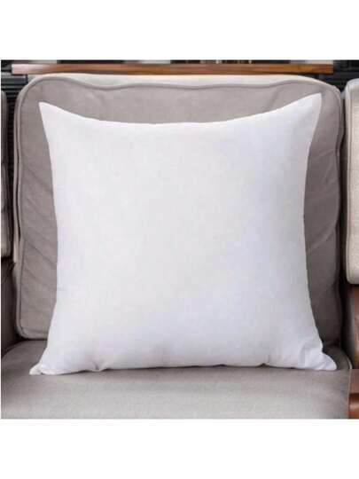 1pc Wit ative Kussen Moderne Polyester Fiber Rectangle High Elastic Core Lumbar Pad, Convenient Home, Office, Camping, Bedding, Inserts, Pillows Bed view 4