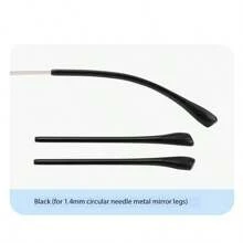 1pcsAcetate Foot Cover Round Hole Glasses Foot Cover Non-Slip Glasses Accessories Glasses Legs Leg Legs Leg Sleeve Multi-Color