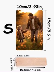 Customized Metal Photo Printing - Personalize Your Own Photos, Provide Customized Metal Photo Gifts For Family And Loved Ones, Preserve Your Exclusive Memories. Customized Photos, Aluminum Photo Stands, Anti-Fall, Waterproof, Scratch-Resistant. Give As Gifts To Family And Friends, Surprise Parents, Boyfriends/Girlfriends On Holidays And Birthdays, Creative Decorations, Photo Decorations - Multicolor - View 13