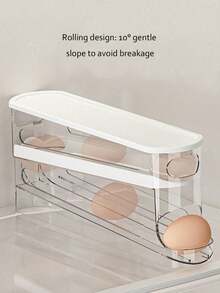 1pc Portable Egg Storage Box, For Easter Day, Egg Storage Trays - White - View 7