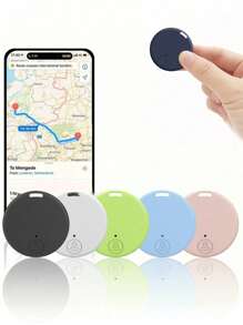 1/5 piezas Localizador GPS y buscador de llaves apto para iOS/Android, etiqueta anti-pérdida portátil para equipaje/objetos perdidos, mascotas, gato, perro, billetera, llaves, personas mayores