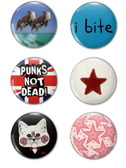 趣味图案徽章胸针，女士徽章、别针、包包吊坠，时尚配饰，送给朋友、家人、老师和同学的奇特礼物