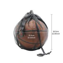 1PC Portable Drawstring Basketball Backpack Mesh Bag Football Soccer Volleyball Ball Storage Bags Outdoor Sports Gear Bag - Multicolor - View 4