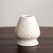 7pcs/Set Or 4pcs/Set Japanese Style Matcha Bowl Tea Set, Sanded Glaze Matte White, Includes Tea Whisk Holder - Multicolor - View 15