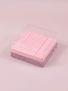 klimonla 指甲锉头收纳盒，指甲锉架，清洁粉尘展示盒，美甲工具收纳盒 - 彩色 - 查看 12