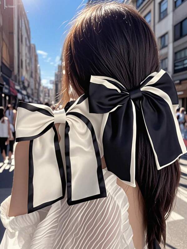 1/2 piezas Scrunchies de satén estilo coreano para mujer, sujetadores de moño, accesorios para coleta, decoración retro elegante y fresca para el cabello para uso diario