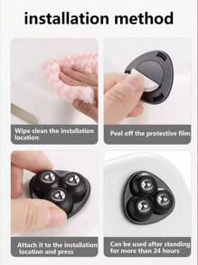 4pcs 360 Degree Swivel Casters With Triple Ball Bearings, Quiet And Durable, Screwless Mounting, Suitable For Home Furniture Hardware