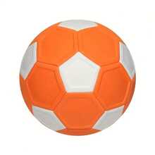 Orange Magic Curve Soccer Ball 3/4/5#, Indoor/Outdoor Training Soccer Ball For Adults & Teenagers - Orange White - View 6
