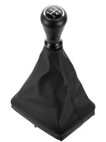 5 Speed Gear Shift Knob Shifter Lever Handball Stick Gaiter Boot Cover For Peugeot 206 207 High-Quality Car Interior Accessories