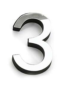 1 Pieza Letras y números decorativos cúbicos de oro 3D autoadhesivos y removibles de acrílico para decoración del hogar. Incluye respaldo adhesivo de alta adherencia sin rastros, instalación sin herramientas, fácil de pegar en metal, madera y otro tipo de puertas.