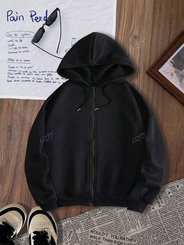 Women's Fashionable Autumn And Winter Casual Versatile Commuting Hoodie Jacket, Comfortable Autumn And Winter Street Casual Cardigan Hoodie, Women's Versatile Cardigan Hooded Hoodie Jacket