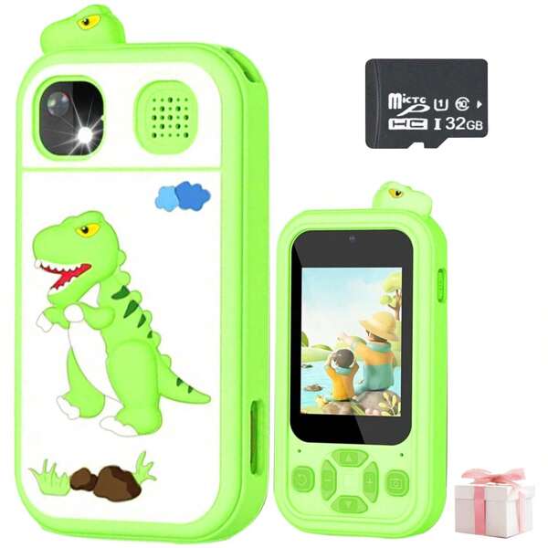 Presente de smartphone para crianças - Presente de Natal e aniversário para crianças de 3, 4, 5 e 6 anos, brinquedo de celular infantil com tela sensível ao toque, câmera dupla, função de aprendizagem, tocador de música, jogos