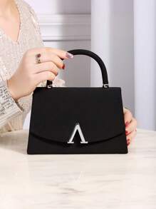 New Women's Glamorous,Elegant,Exquisite Handle Flap Square Bag Perfect Shoulder Bag For Daily Use,Party And Event For Party,Wedding,Prom,Dinner/Banquet,For Best Gift For Women, Perfect For Party Wedding Prom Dinner/Banquet, Matching With Holiday Party Dress Evening Dress & Sequin Dress