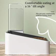 2 In 1 Automatic Food Feeder And Water Dispenser Gravity Design Auto Feeding | Cat Auto Dog Water Dispenser  For Small Medium Big Dog Pets Puppy Kittens