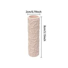 Rodillo texturizador de arcilla polimérica con patrón de grietas irregulares, rodillo texturizador de alta precisión para hacer joyas estilo bohemio, manualidades DIY decorativas como aretes, broches, colgantes, se utiliza con cortadores de arcilla polimérica