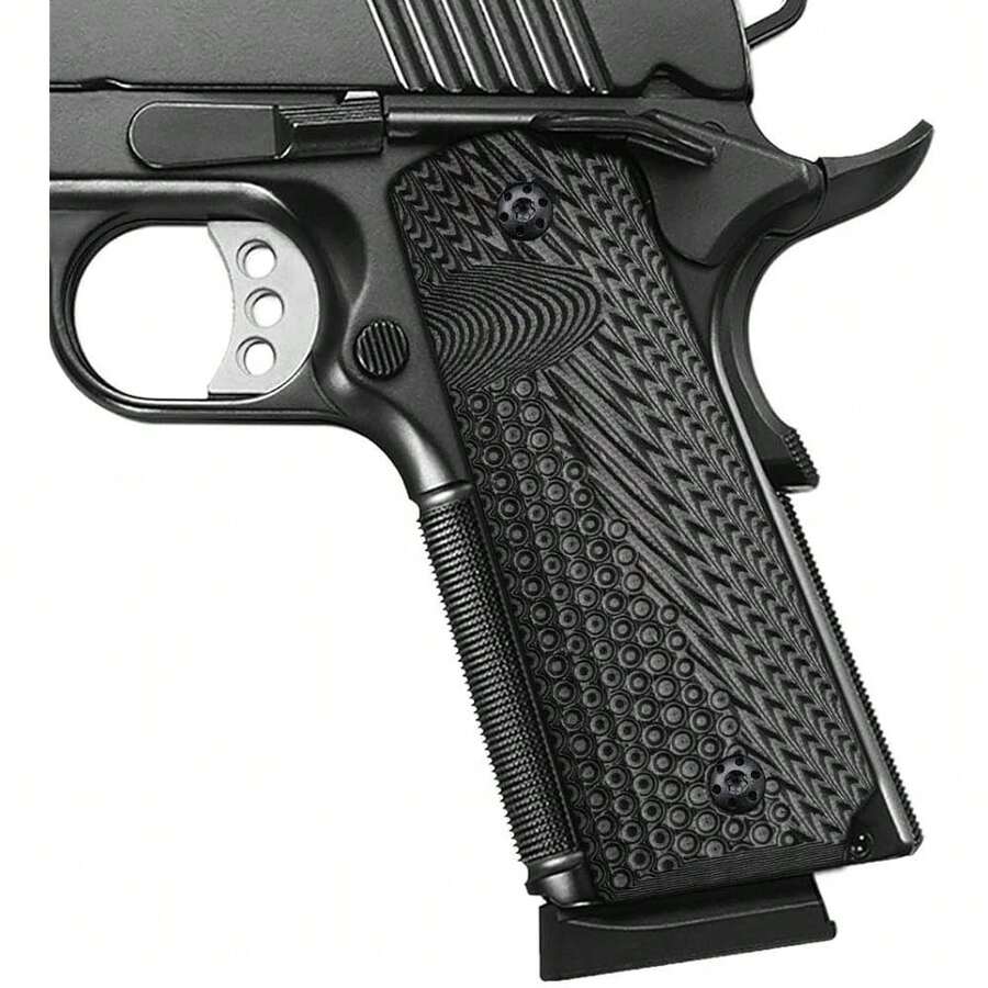 GUUUN 1911 GRIPS G10 Full Size Safety Cut Big Scoop Sunburst - View #2