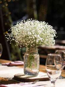 1/3/15/30 Piezas de Flores Artificiales Blancas de Respiración de Bebé. Estas Gypsophila Falsas Ofrecen un Toque Realista. Son Flores Artificiales. Para Arreglos Florales de Bodas, Decoración de Fiestas, Decoración de Cumpleaños, Decoración de Habitaciones, Decoración del Hogar, Decoración al Aire Libre. Decoraciones de Graduación, Plantas, Flores Falsas, Plantas Falsas, Accesorios de Dormitorio, Decoraciones de Boda.