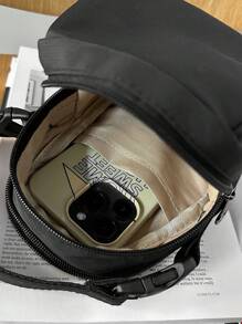 Nouveau sac bandoulière polyvalent mode été, petit sac carré, sac à main, sac pour téléphone, mini sac fourre-tout, sac de trajets, sac léger et décontracté, plusieurs coloris, sac à dos pour étudiant, sac bandoulière pour voyages, rendez-vous, sac en nylon, sac léger pour homme, accessoire indispensable au travail avec plusieurs poches, sangle à cordon, cadeau de vacances pour le père, le petit ami, 1 pièce
